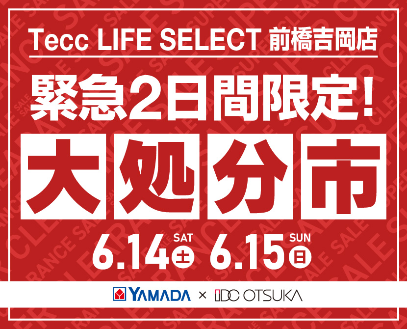 Tecc LIFE SELECT 前橋吉岡店　家具インテリア　緊急２日間限定　大処分市