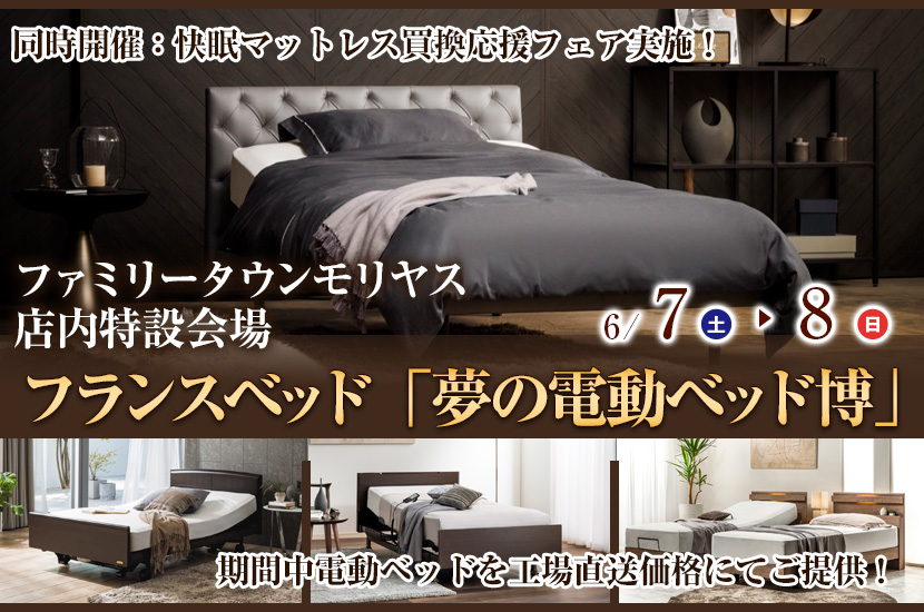 フランスベッド「夢の電動ベッド博」