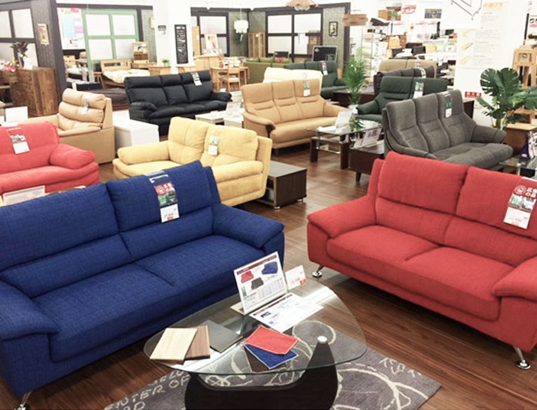 ドリーム川西店】中古家具/マナベインテリアハーツ/ひとり用ソファー 